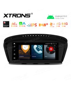 8.8 inch Car Android Multimedia Navigation System with Built-in CarAutoPlay and Android Auto, Built-in 4G (Support Local Carriers in Asia and Europe Area ONLY) for BMW 3 Series E90/5 Series E60 CCC