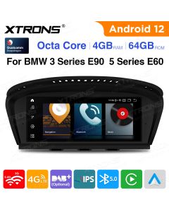 Integrated 4G LTE: 8.8 inch Android Car Multimedia Navigation System with Built-in CarAutoPlay and Android Auto for BMW 3 Series E90 / 5 Series E60 CIC