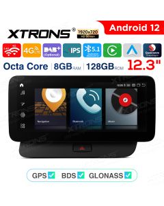 12.3 inch Qualcomm Snapdragon 662 Android 8GB+128GB Car Stereo Multimedia Player for Audi Q5 Right Driving Vehicles with Audi concert / Audi symphony
