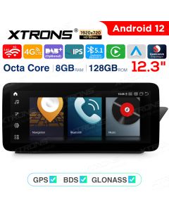 12.3 inch Qualcomm Snapdragon 662 Android 8GB+128GB Car Stereo Multimedia Player for Audi A4/A5 Right Driving Vehicles with Audi Multimedia
