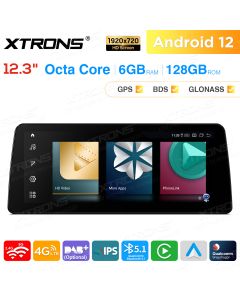 12.3 inch Qualcomm Snapdragon 662 Android 6GB+128GB Car Stereo Multimedia Player for BMW 5 Series E60 CCC
