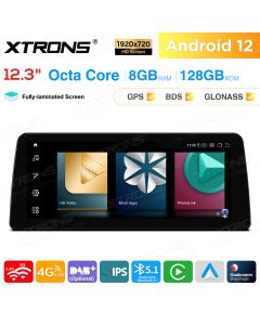 12.3 inch Qualcomm Snapdragon 662 Android 8GB+128GB Car Stereo Multimedia Player for BMW 3 Series E90/E91/E92/E93/M3 CCC