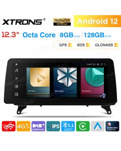 12.3 inch Qualcomm Snapdragon 662 Android 8GB+128GB Car Stereo Multimedia Player for BMW X5 E70 / X6 E71 Left Driving Vehicles CCC