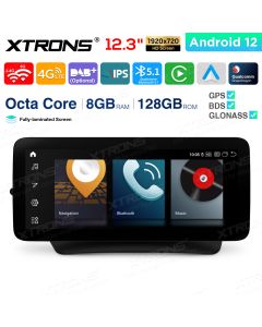 12.3 inch Qualcomm Snapdragon 662 Android 8GB+128GB Car Stereo Multimedia Player for Mercedes-Benz E-Class C207 / A207 (2009-2012) Left Driving Vehicles