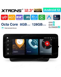 12.3 inch Qualcomm Snapdragon 662 Android 8GB+128GB Car Stereo Multimedia Player for Mercedes-Benz E-Class C207 / A207 (2013-2014) Right Driving Vehicles