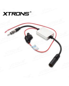 12V-24V Universal Car FM/AM Radio Signal Amplifier reception booster 