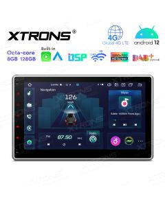 10.1 inch Rotatable QLED Display Android Universal Car Stereo Octa core Processor 8GB RAM & 128GB ROM