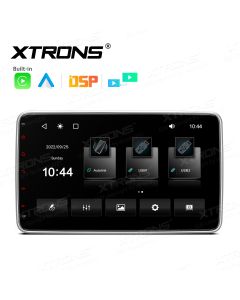 10.1 inch Rotatable Touch Screen Car Stereo with Built in CarPlay & Android Auto & AutoLink & DSP Universal Fit