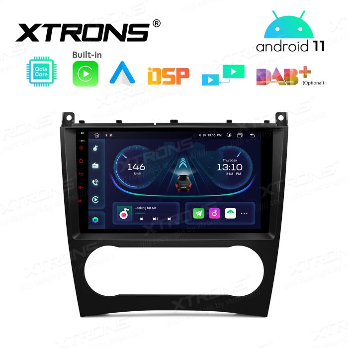 9 inch Octa-Core Android 11 Navigation Car Stereo 1280*720 HD Screen Custom Fit for Mercedes-Benz