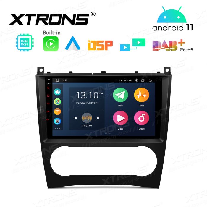 9 inch Octa-Core Android 11 Navigation Car Stereo 1280*720 HD Screen Custom Fit for Mercedes-Benz