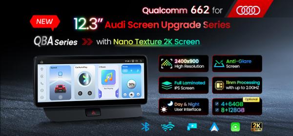 QBA Series: True Sight, Zero Glare for Audi Screen Upgrade Series