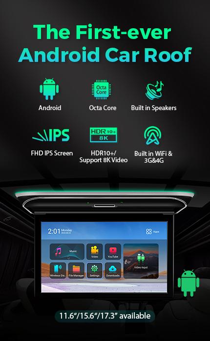 XTRONS First-ever Android Car Roof Models with Octa Core and 8K video Supported