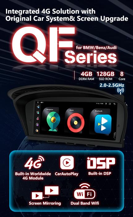 XTRONS QF Series: Screen Upgrade Models with Android Features & built-in worldwide 4G & 128GB RAM!