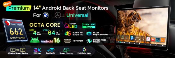 Rear Seat Entertainment: XTRONS Adds BMW & Mercedes-Specific Headrest Monitors