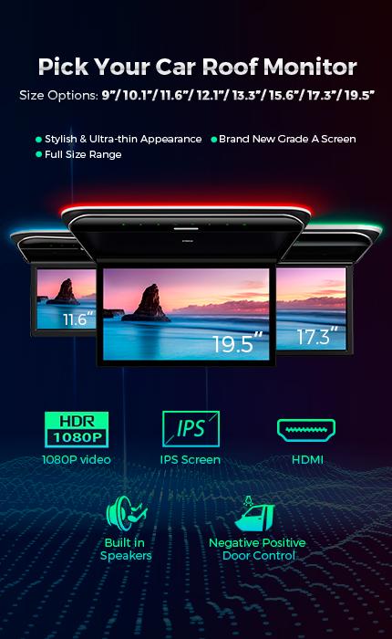 XTRONS Car Roof Monitor Full Size Range!