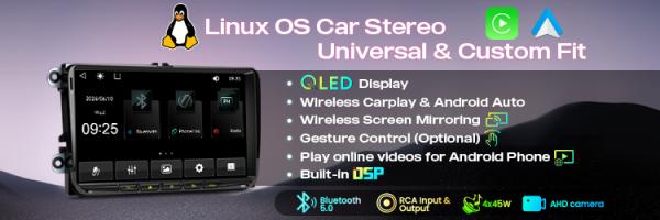 XTRONS Linux Series: Fast-Boot Car Stereos with Wireless CarPlay, Android Auto & V-Link