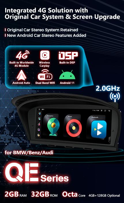 XTRONS QE Series: Octa Core 2+32GB Screen Upgrade Models for BMW Benz Audi