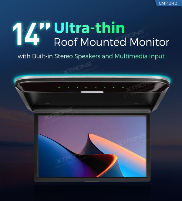 CM140HD: 14" Car Roof Monitor New Options with Favorable Prices