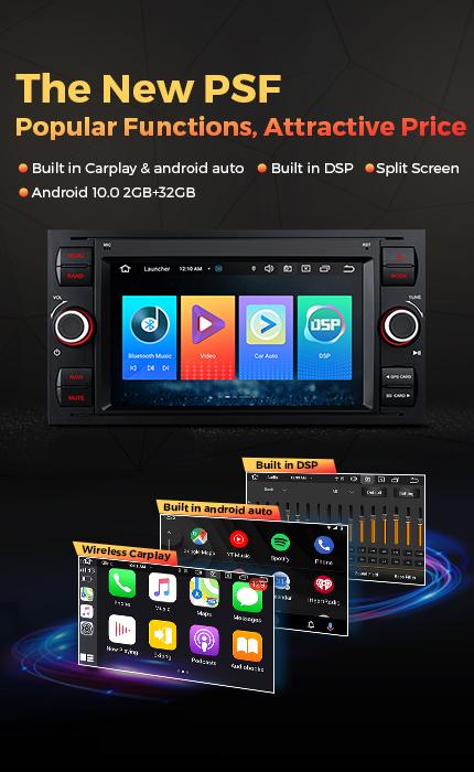 XTRONS Android 10.0 4 core with built-in wireless carplay and wired android auto PSF series released